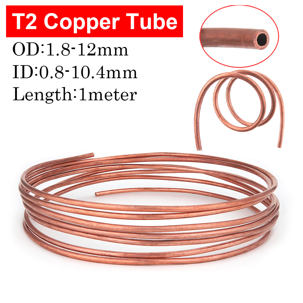Copper Wire Roll - 1 Metre T2 Yumuşak Bakır Boru